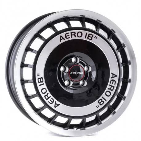 Cerchi in lega Ronal R50 AERO 7.5x16 Black Front Cut