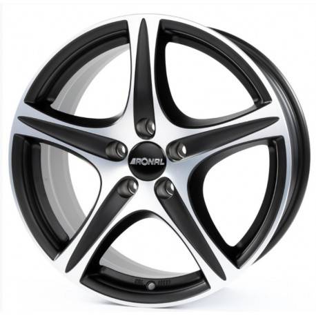 Ronal R56 7.0x17 Matt Black Front Cut