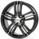 Ronal R57 7.0x17 Matt Black Front Cut
