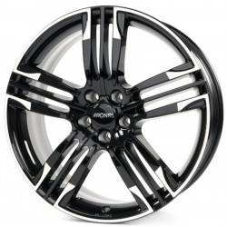 Cerchi in lega Ronal R58 MCR 8.0x20 Jet Black White Rim