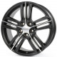 Cerchi in lega Ronal R57 7.5x17 Matt Black Front Cut