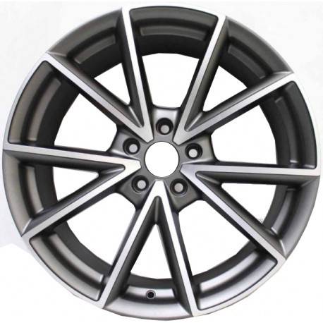 RS4 8.0x18 Satin Grey Polish