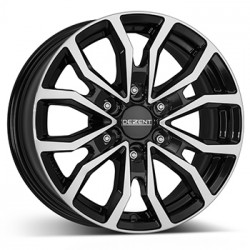 Cerchi in lega Dezent Kc Dark 7.5x18 Black Polished