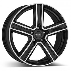 Cerchi in lega Dezent Kg Dark 9.0x18 Black Polished
