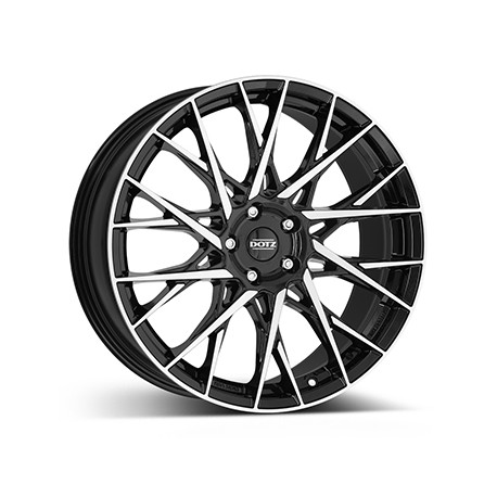 Cerchi in lega DOTZ Fuji Dark 7.5x18 Black Polished