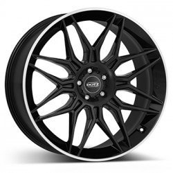 Cerchi in lega DOTZ Longbeach Dark 9.5x21 Black Polished Lip