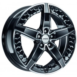Cerchi in lega Ronal R72 8.5x20 Jet Black Front Cut