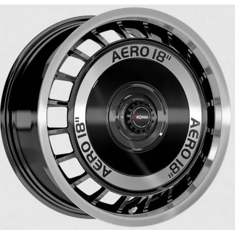 Cerchi in lega Ronal R50 REV B 8.0x18 Black Front Cut