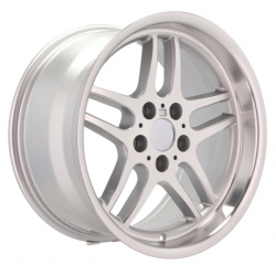 Cerchi in lega Replica BMW 3 E36 E46 E90 E91 E92 5 E28 E34 E39 E60 7 E23 E38 E65 9.0x17 Come da foto