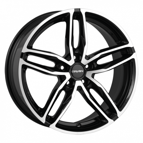 Cerchi in lega Carmani 13 Twinmax 8.0x18 Black Polish