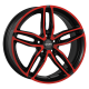 Cerchi in lega Carmani 13 Twinmax 8.0x18 Red Polish