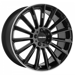 Cerchi in lega Carmani 17 Fritz 8.0x18 Black Lip Polish