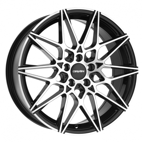 Cerchi in lega Carmani 18 Knut 8.0x18 Black Polish