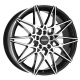 Cerchi in lega Carmani 18 Knut 8.0x19 Black Polish