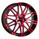 Cerchi in lega Oxigin 14 Oxrock 7.5x17 Red Polish