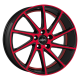 Cerchi in lega Oxigin 20 Attraction 9.0x20 Red Polish