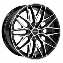 Cerchi in lega Oxigin 25 Oxcross 8.5x19 Black Full Polish