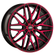 Cerchi in lega Oxigin 25 Oxcross 8.5x19 Red Polish