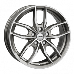 Cerchi in lega Autec Bavaris 8.0x18 Titanium Silver Polished