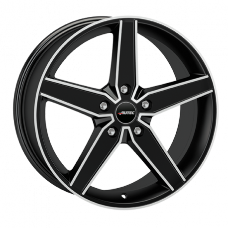 Cerchi in lega Autec Delano 7.5x17 Matt Black Polished