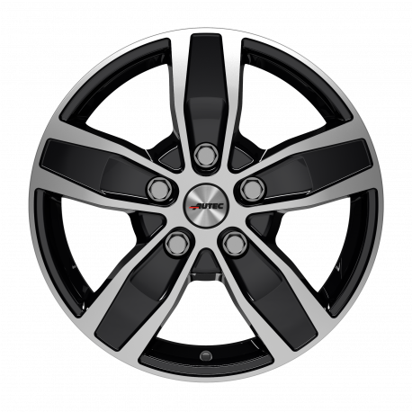 Cerchi in lega Autec Quantro 6.0x15 Black Polished