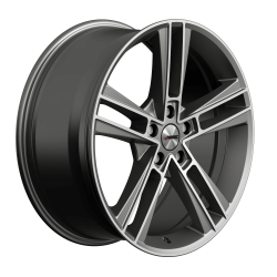 Cerchi in lega Autec Rias 8.5x20 Titanium Silver Matt Polished