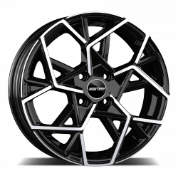 Cerchi in lega Gmp Cartesio 7.0x17 Black Diamond