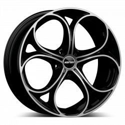 Cerchi in lega Gmp Drake 9.0x19 Black Diamond