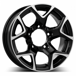 Cerchi in lega Gmp Sj15 5.5x15 Black Diamond