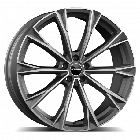 Cerchi in lega Gmp Totale 9.5x22 Matt Anthracite Diamond