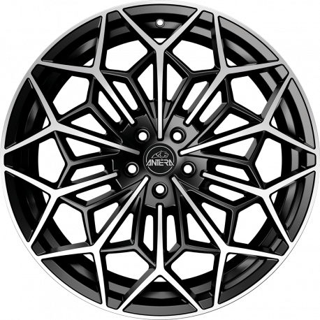 Cerchi in lega Antera A105 9.5x22 Piano Black Diamond