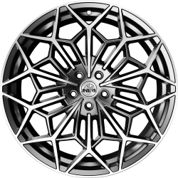 Cerchi in lega Antera A105 10.0x21 Moon Grey Diamond