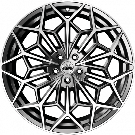 Cerchi in lega Antera A105 10.0x21 Moon Grey Diamond