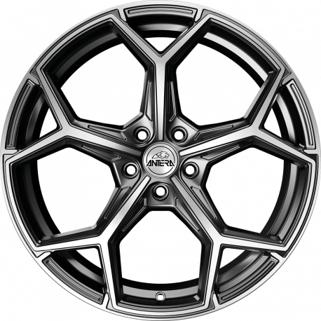 Cerchi in lega Antera A101 10.5x22 Moon Grey Diamond