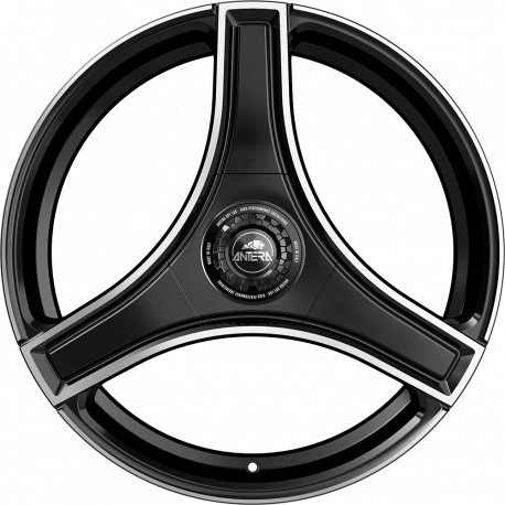 Cerchi in lega Antera A123 11.5x22 Piano Black Diamond