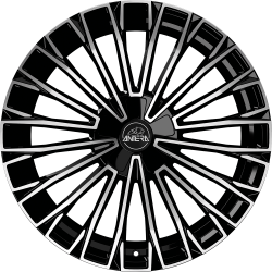 Cerchi in lega Antera A103 10.0x21 Piano Black Diamond