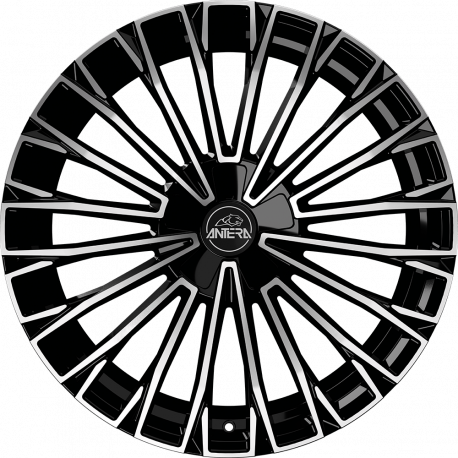 Cerchi in lega Antera A103 10.0x21 Piano Black Diamond