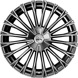 Cerchi in lega Antera A103 10.5x20 Moon Grey Diamond