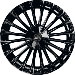 Cerchi in lega Antera A103 10.0x21 Piano Black
