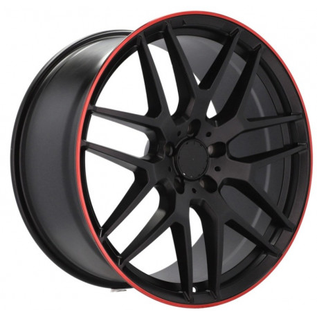 Cerchi in lega per Mercedes Klasa G W460 W461 W463 AMG nero Czerwony Rant 10.0x21 Come da foto