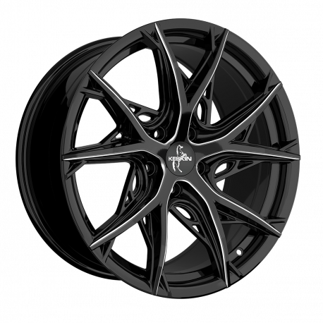 Cerchi in lega Keskin Kt24c 8.5x19 Black Secret Diamond