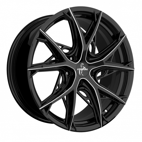 Cerchi in lega Keskin Kt24 8.5x19 Black Secret Diamond