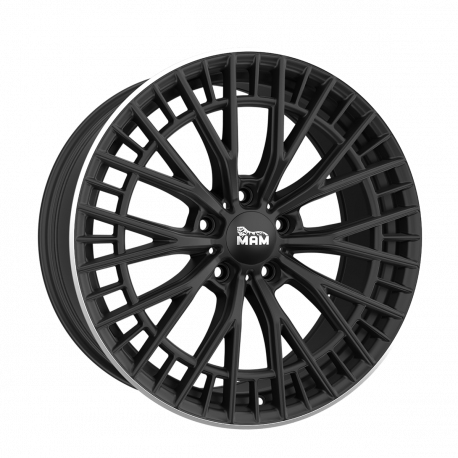 Cerchi in lega Mam Gt2 8.5x19 Matt Black Lip Polish
