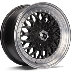 Cerchi in lega Seventy9 Sv-E 7.0x15 DMBLP - Matt Black Front Polished Lip Polished