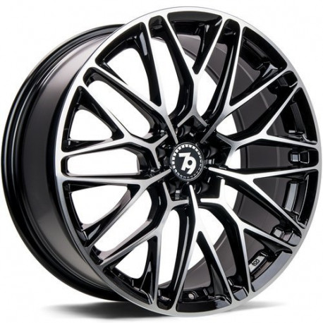 Cerchi in lega Seventy9 Sv-P 8.5x19 BFP - Black Front Polished