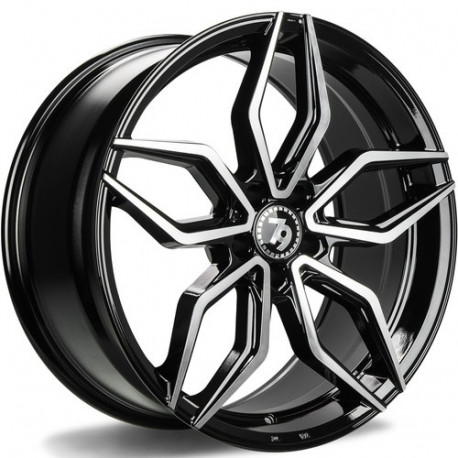Cerchi in lega Seventy9 Scf-D 8.0x18 BFP - Black Front Polished