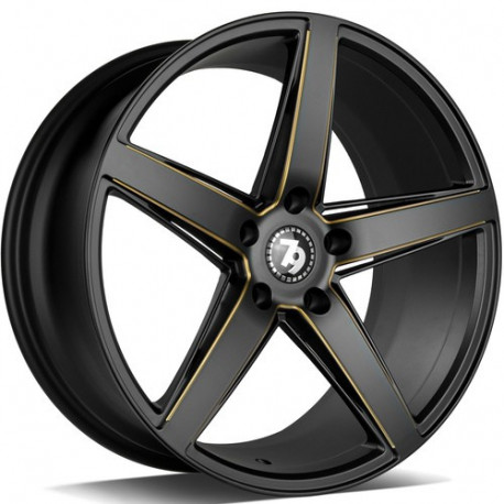 Cerchi in lega Seventy9 Sv-N 9.0x18 BGGR - Black Matt Milled Gold