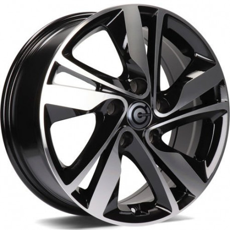 Cerchi in lega Carbonado Sunshine 6.5x16 BFP - Black Front Polished
