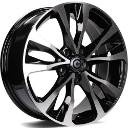 Cerchi in lega Carbonado Osaka 6.5x16 BFP - Black Front Polished
