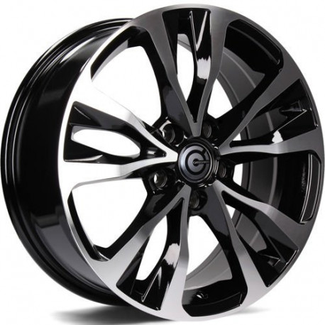 Cerchi in lega Carbonado Osaka 6.5x16 BFP - Black Front Polished